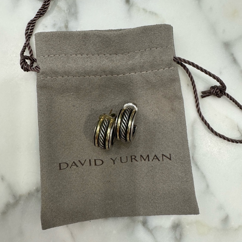 David Yurman cable earrings